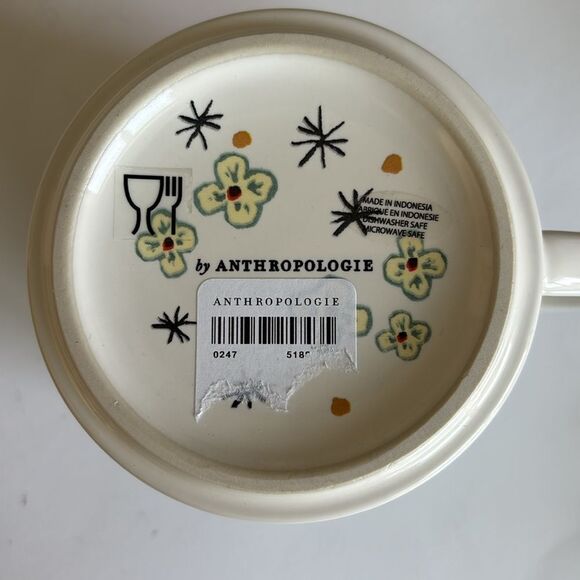 Anthropologie Alexandre Dumas Monogram Initial S Friendship Mug Cup NWT - Picture 8 of 9